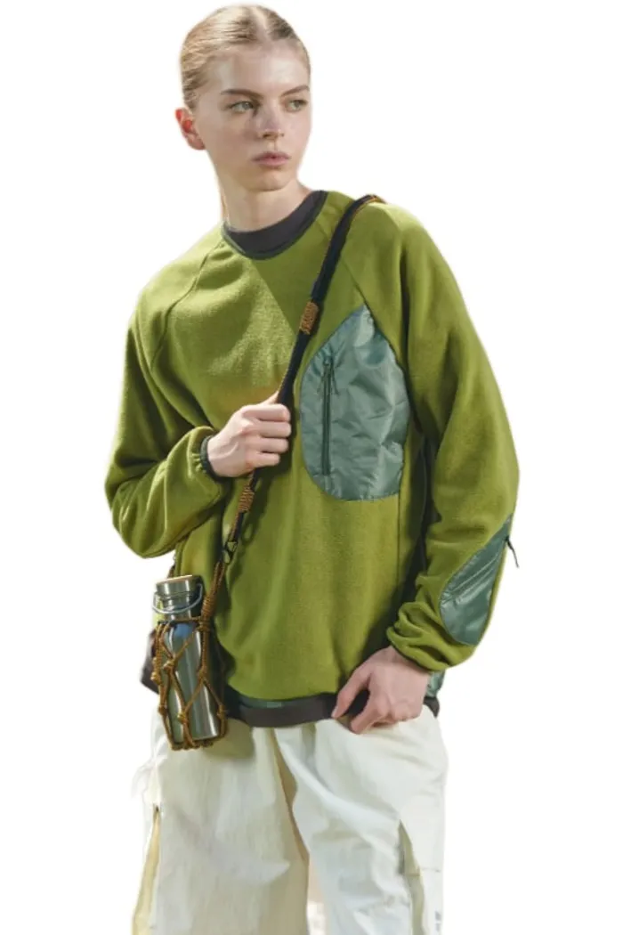 Свитшот Called a Garment Utilitarian Gold Olive оливковый унисекс