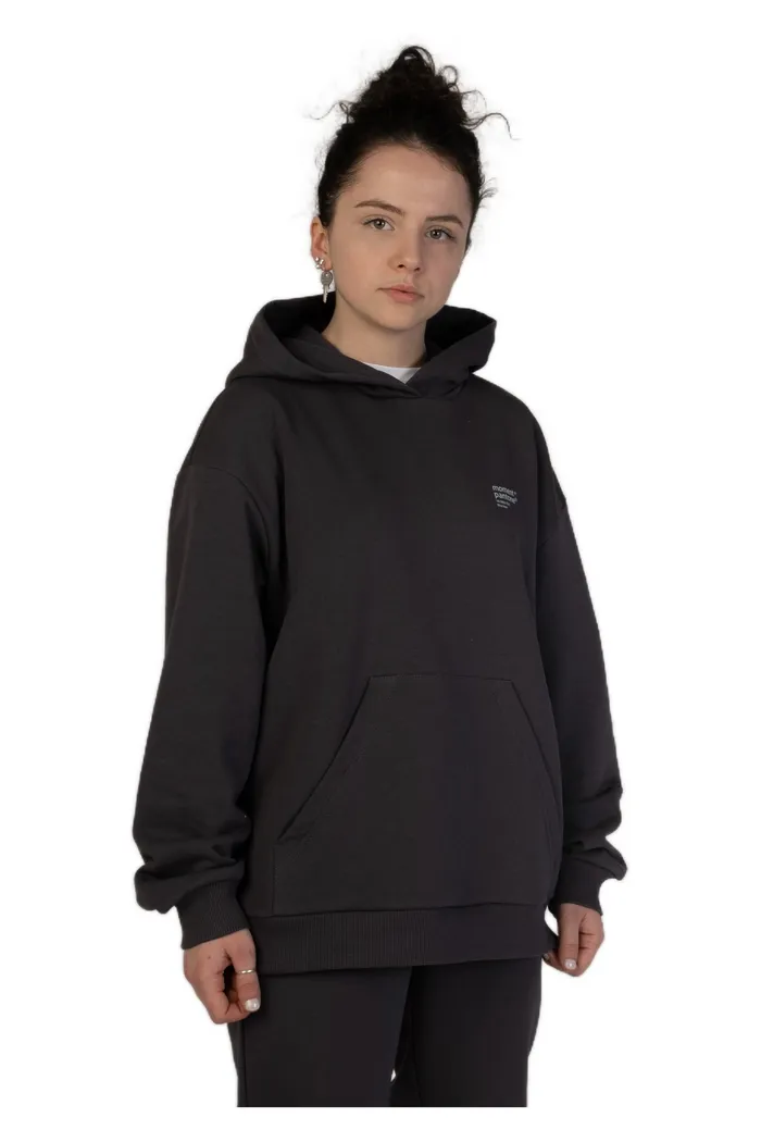 Худи 9004 W темно-серое