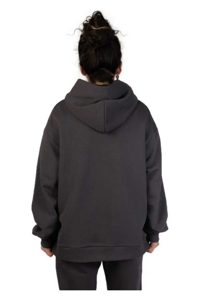 Худи 9004 W темно-серое