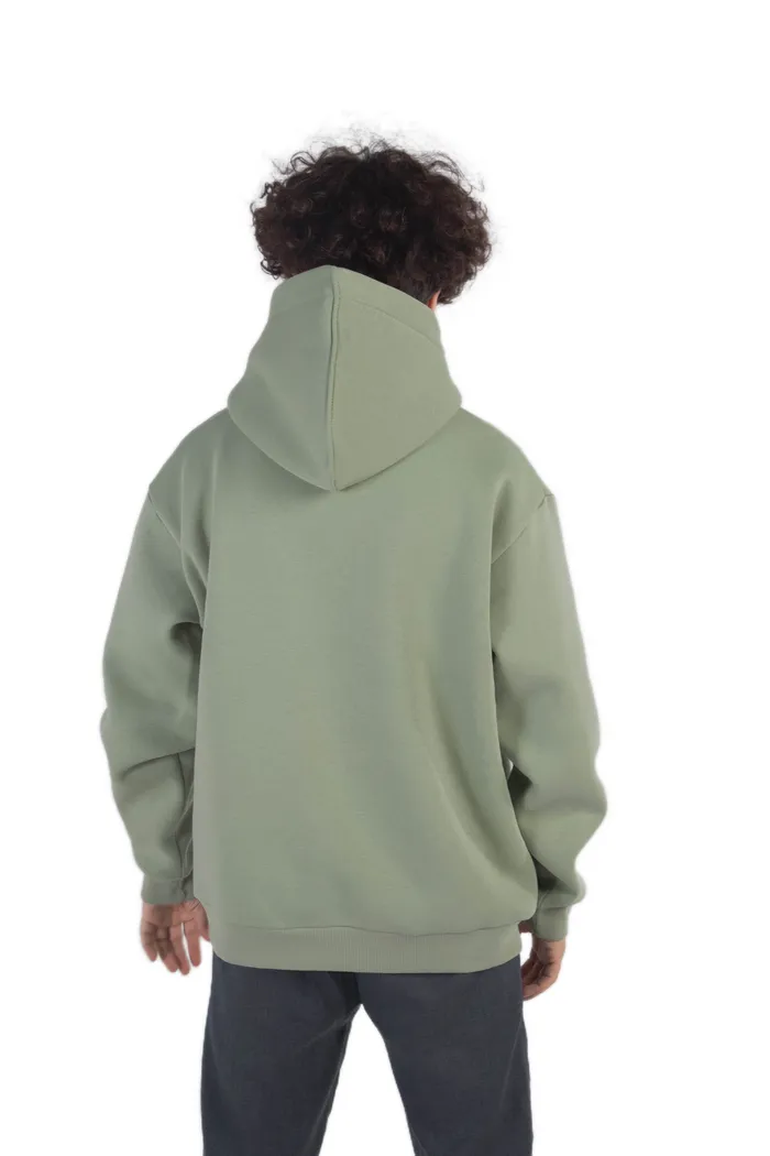 Толстовка с капюшоном 9000 U BRUSH светло зеленая OS