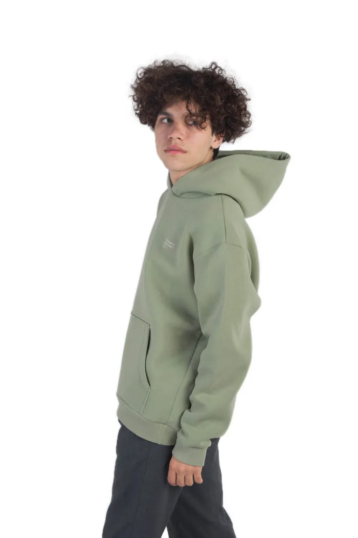 Толстовка с капюшоном 9000 U BRUSH светло зеленая OS