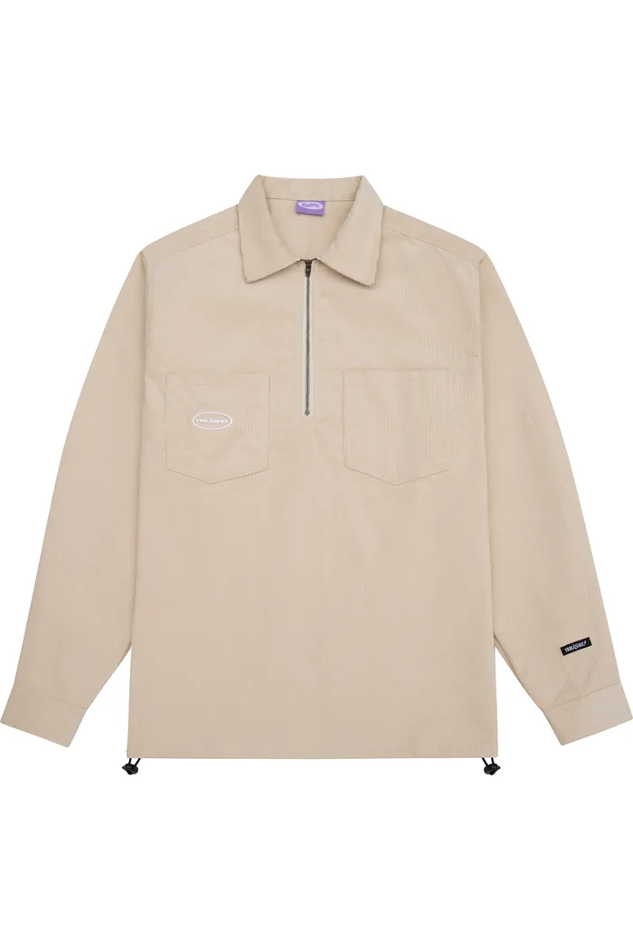 Рубашка YMKASHIX Velvet светло-бежевый