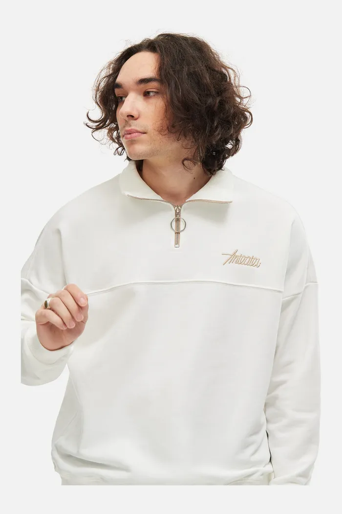 Толстовка ANTEATER Zip White слоновая кость