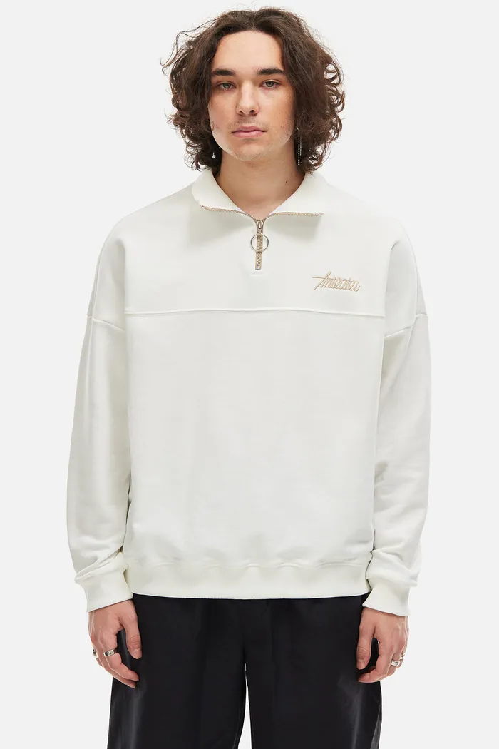 Толстовка ANTEATER Zip White слоновая кость