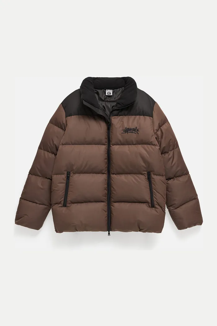 Куртка ANTEATER Downjacket черно-коричневая