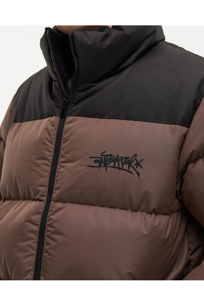 Куртка ANTEATER Downjacket черно-коричневая