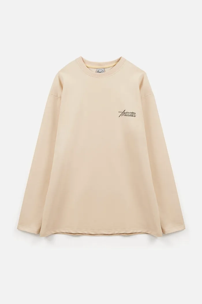 Лонгслив ANTEATER PHAT SLEEVE бежевый