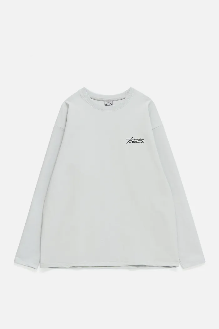 Лонгслив ANTEATER PHAT SLEEVE светло-серый