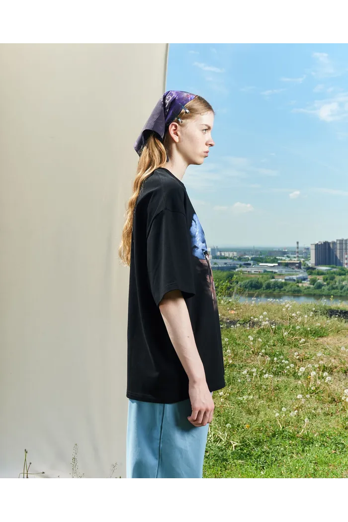 Футболка Called a Garment Horses Peach effect