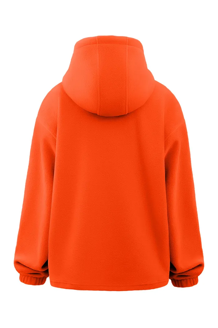 Женское худи Called a Garment Wrap оранжевый неон