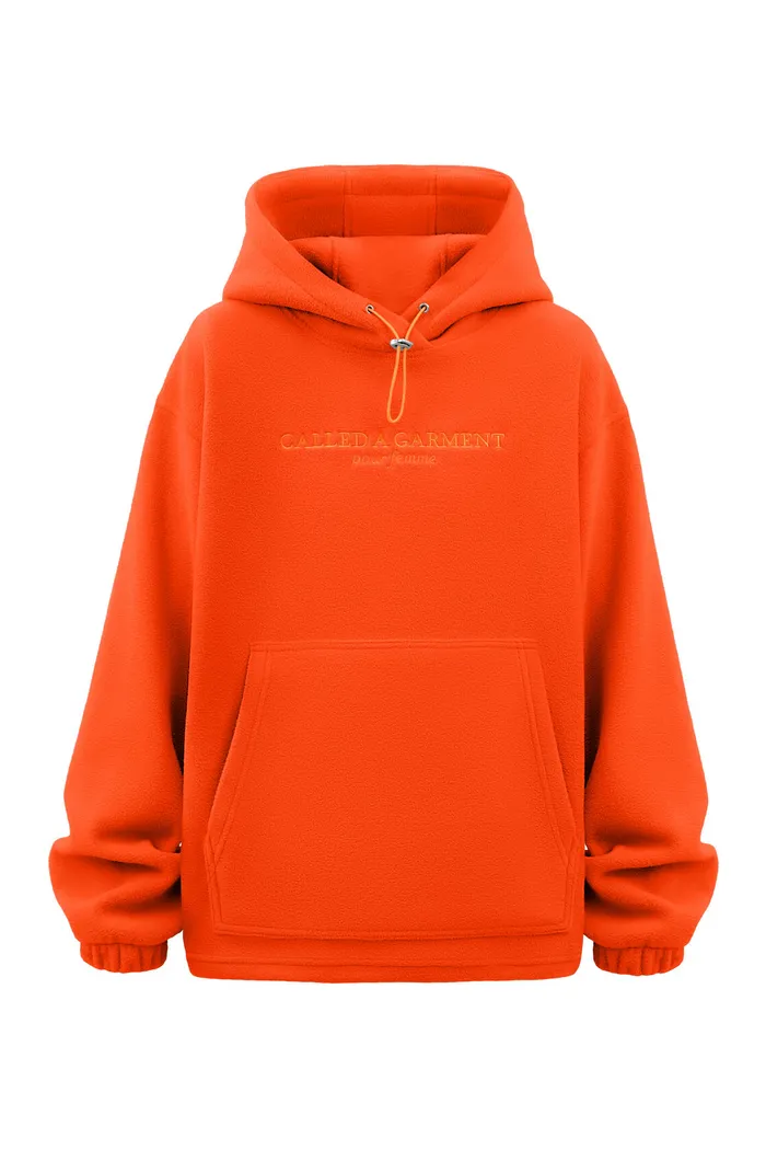 Женское худи Called a Garment Wrap оранжевый неон