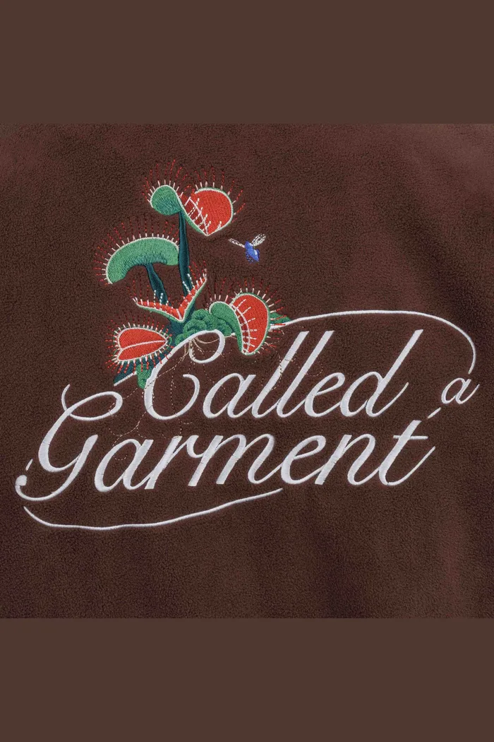 Флисовая куртка Called a Garment FCF Logo Jacket vol.2 коричневая