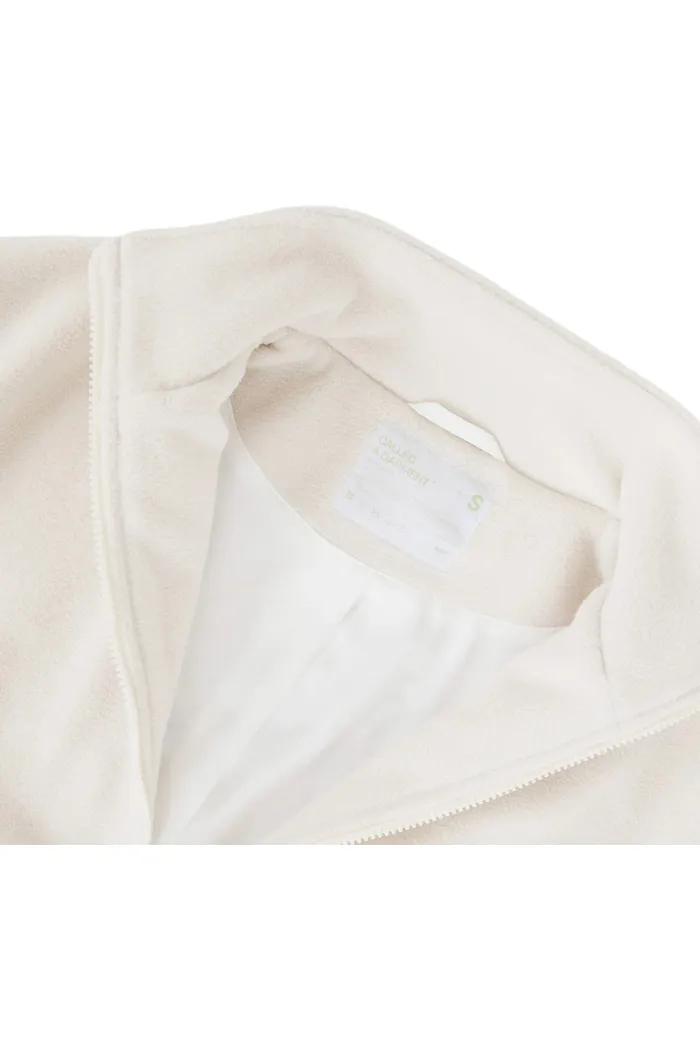 Флисовая куртка Called a Garment FCF Logo Jacket vol.2 белый песок