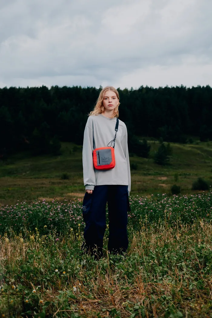 Лонгслив Called a Garment Essential серый