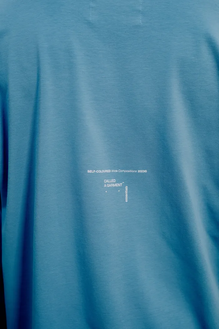 Лонгслив Called a Garment Essential голубой