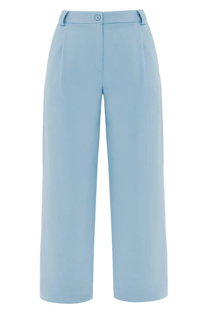 Брюки Called a Garment Женские "Classic wide chinos" голубые