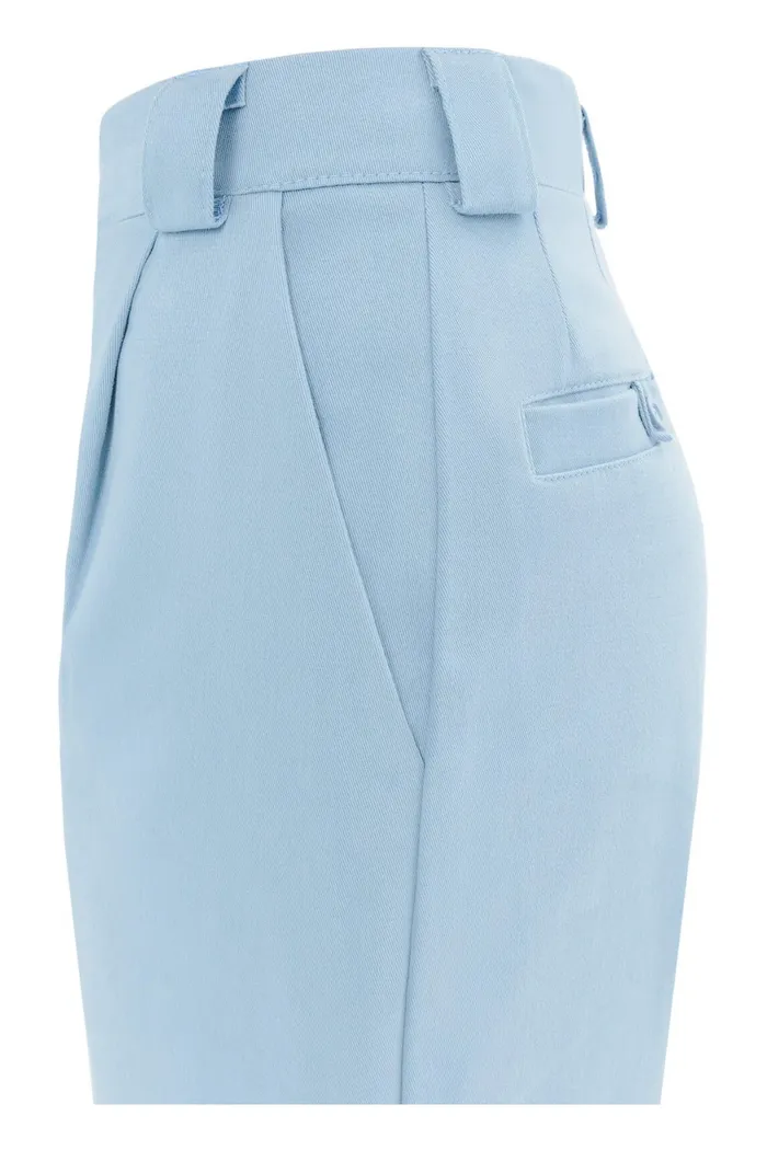 Брюки Called a Garment  Женские "Classic wide chinos" голубые