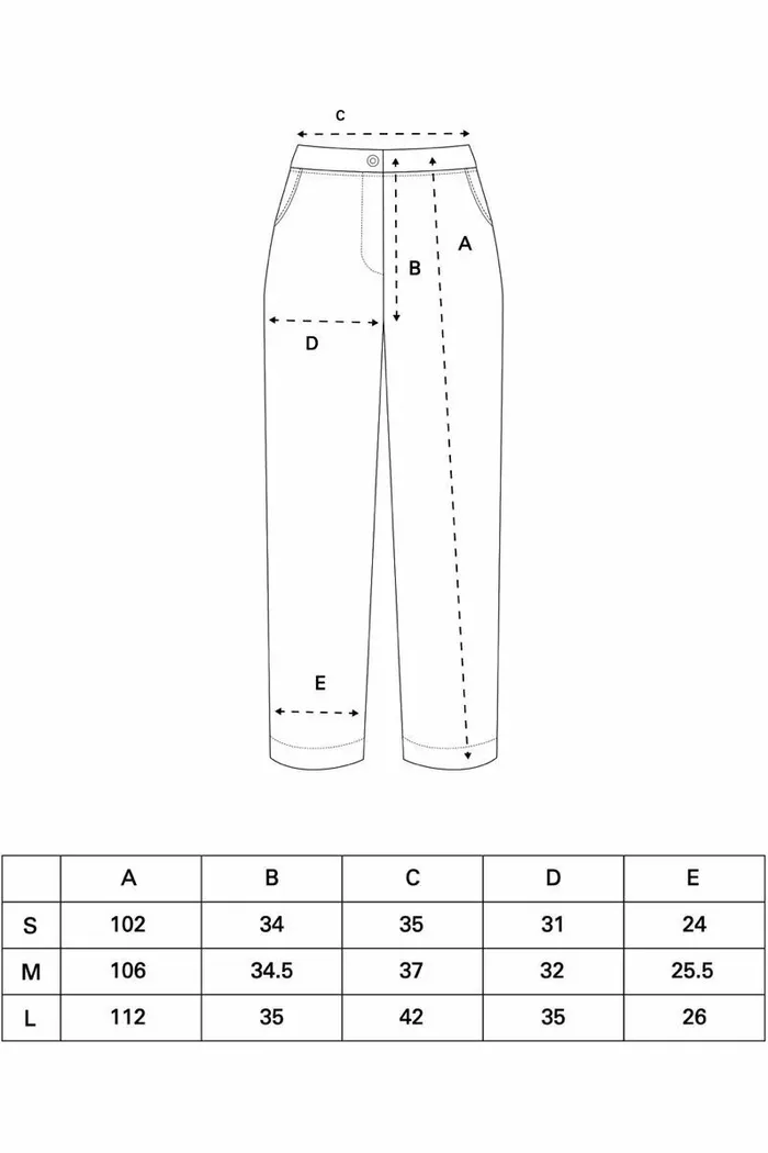 Брюки Called a Garment  Женские "Classic wide chinos" голубые