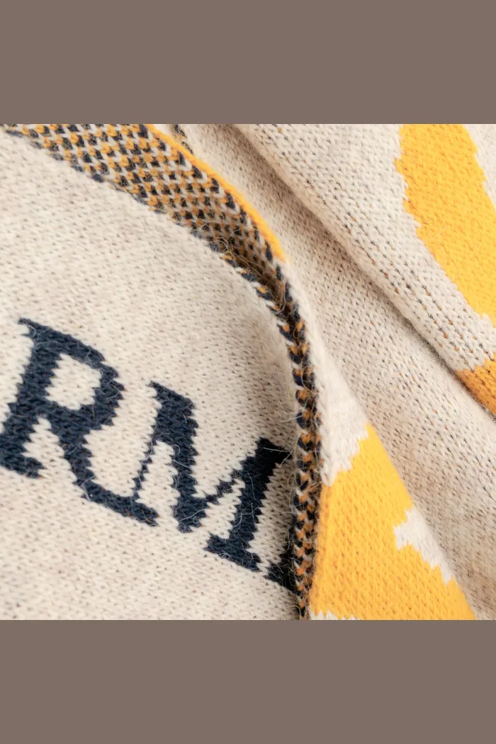 Шарф-плед Called a Garment WELL-OFF YELLOW SCARF