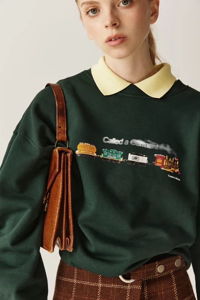 Свитшот Called a Garment Collective зеленый