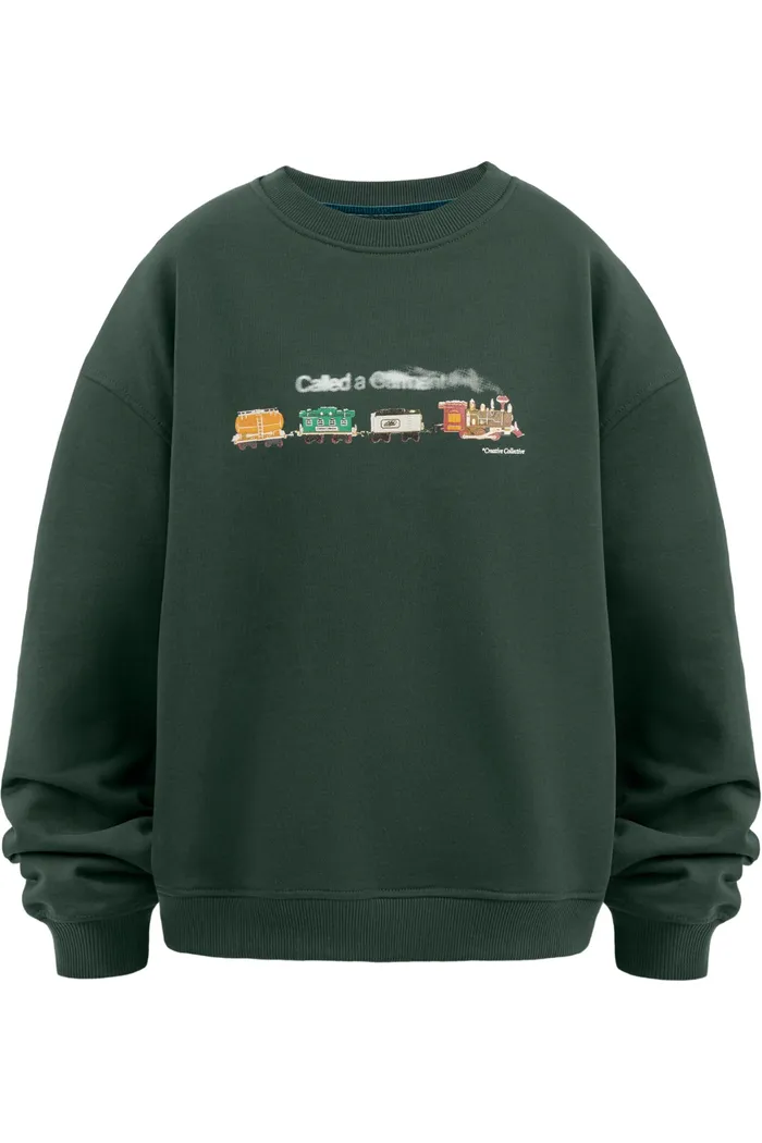 Свитшот Called a Garment Collective зеленый