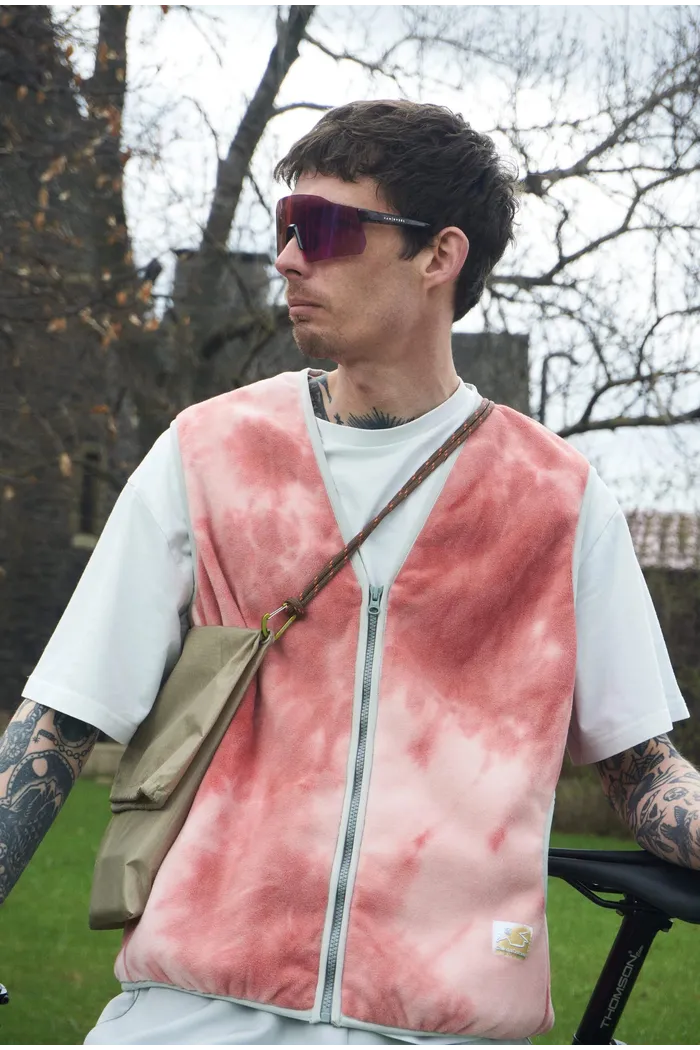 Жилетка Called a Garment "Wilderness tie-dye vest" синяя
