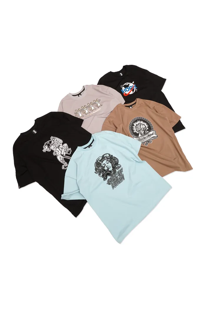 Футболка Hook "Мышки" голубая