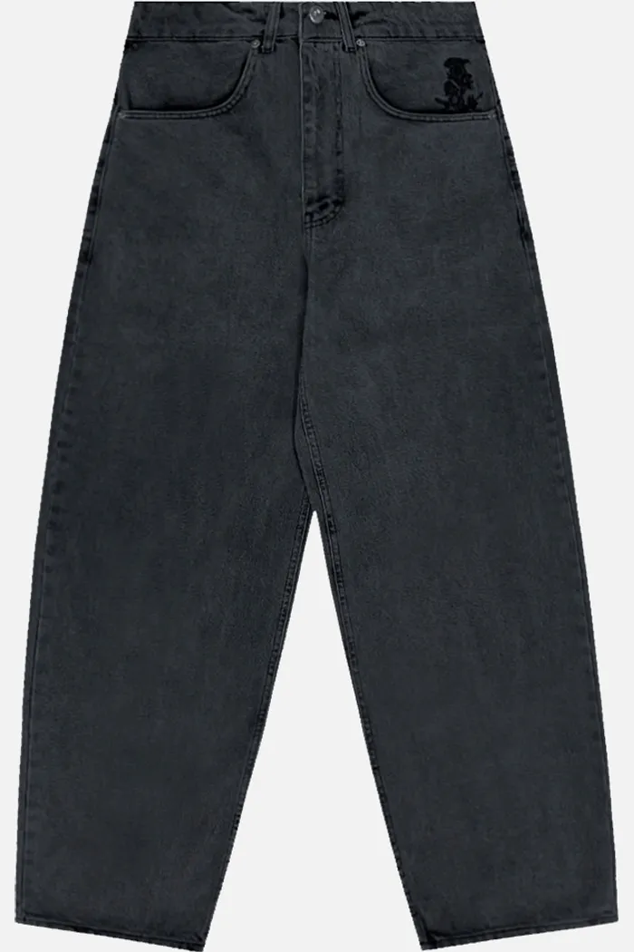 Джинсы ISSAYA Loose Fit HW Washed Grey