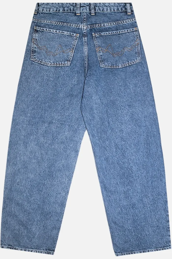 Джинсы ISSAYA Looose Fit HW Blue Ice Wash