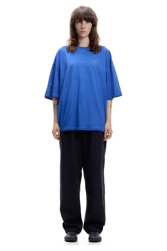 Футболка голубая ISSAYA Fractal Blue Garment Dyed