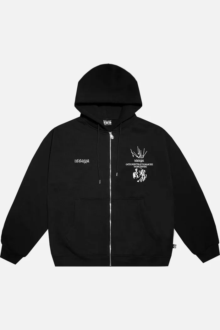 Зиппер ISSAYA Fractal Black