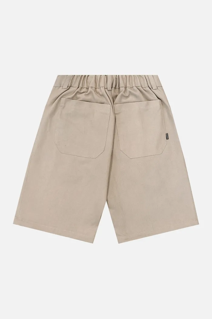 Шорты ISSAYA Bermuda Loose Beige бежевые