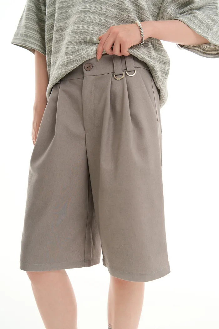 Шорты ISSAYA серые Bermuda Loose Gray