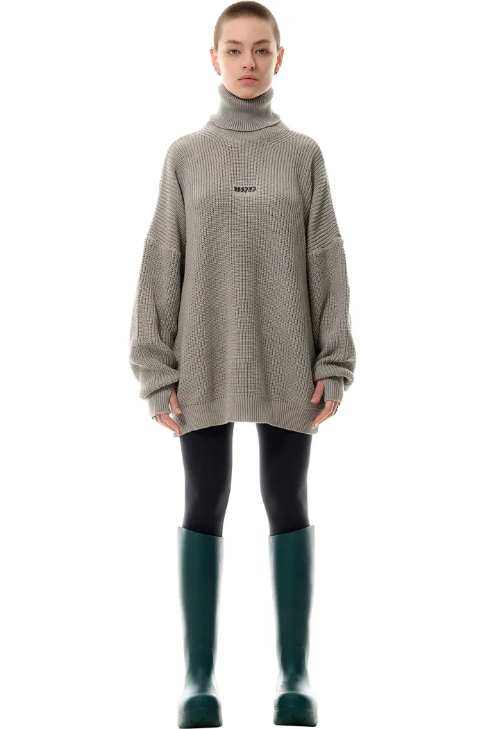 Свитер ISSAYA Chainmail Turtleneck Grey