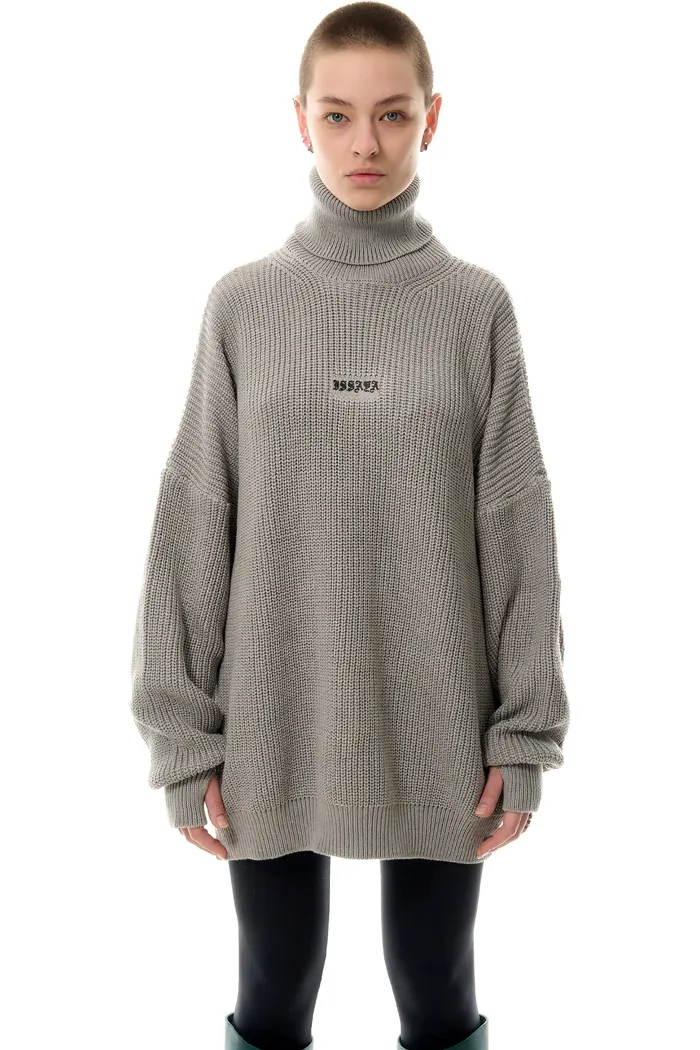 Свитер ISSAYA Chainmail Turtleneck Grey