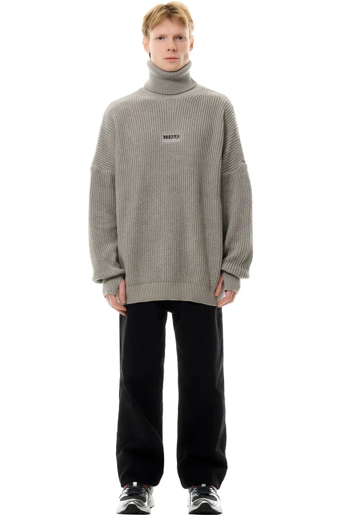 Свитер ISSAYA Chainmail Turtleneck Grey