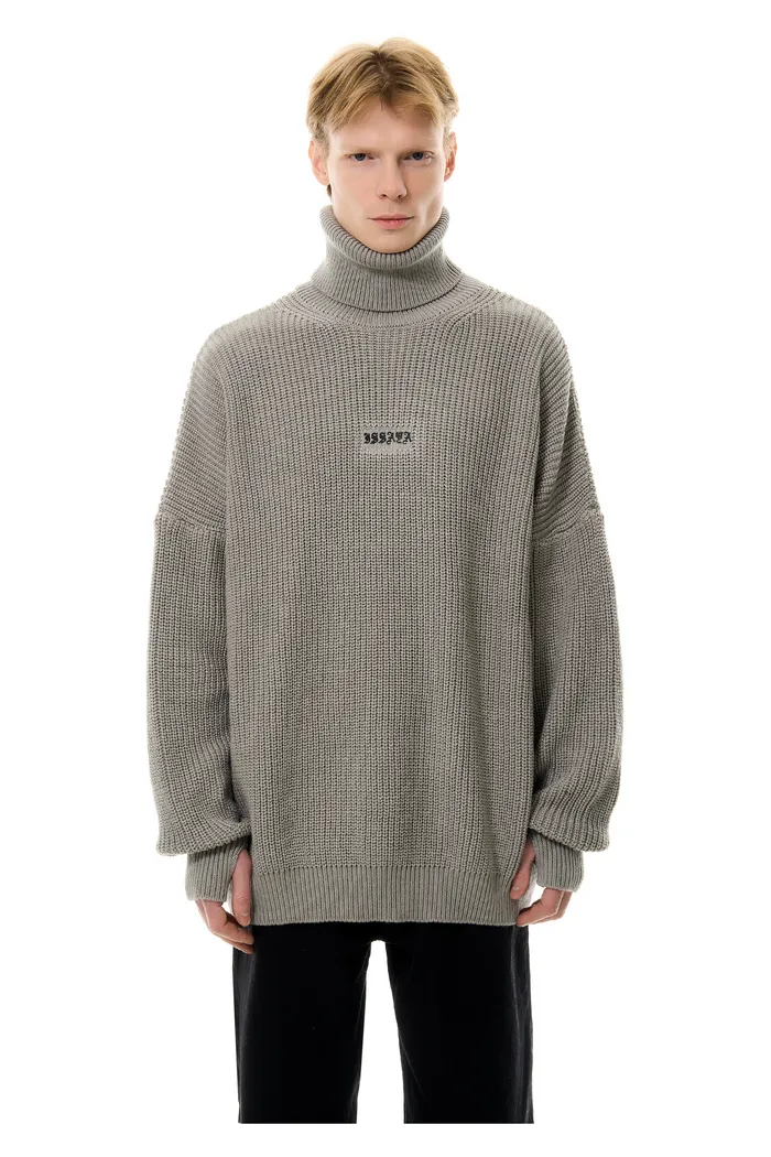 Свитер ISSAYA Chainmail Turtleneck Grey