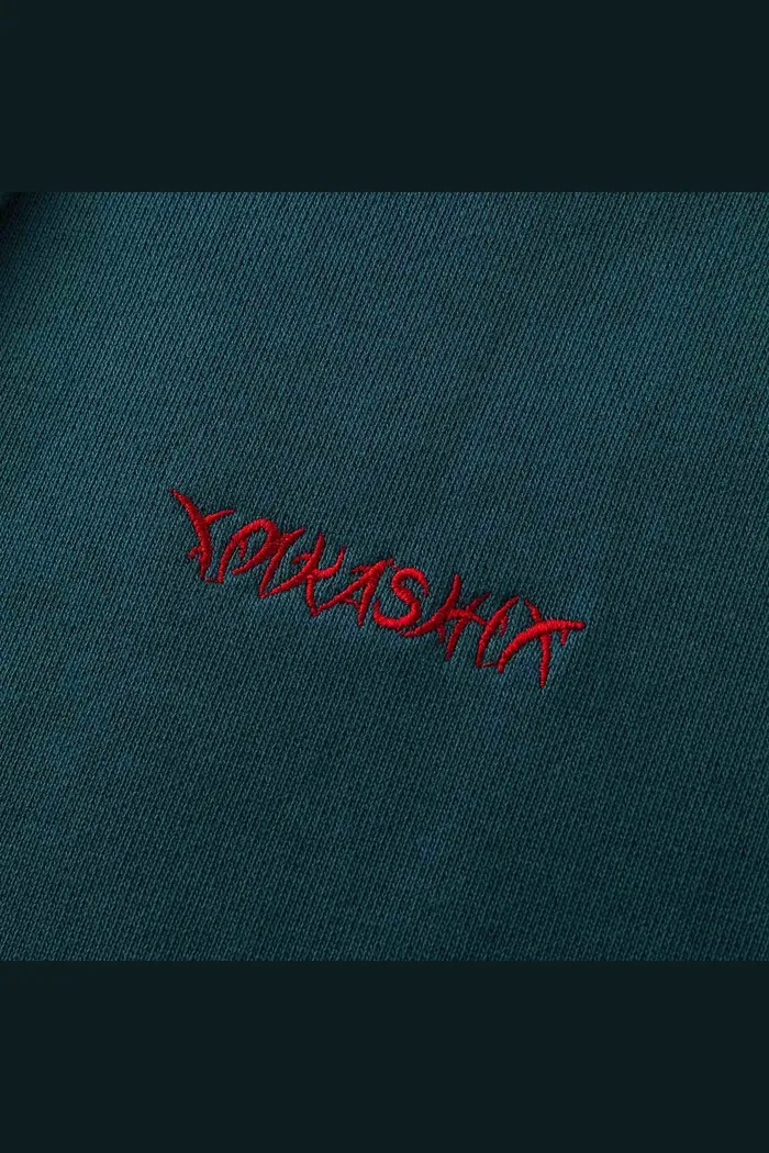 Зип худи YMKASHIX HTF изумрудный