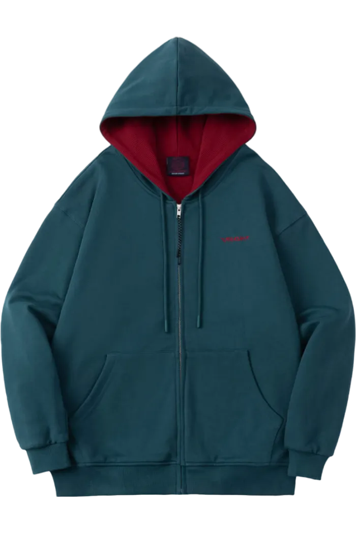 Зип худи YMKASHIX HTF изумрудный