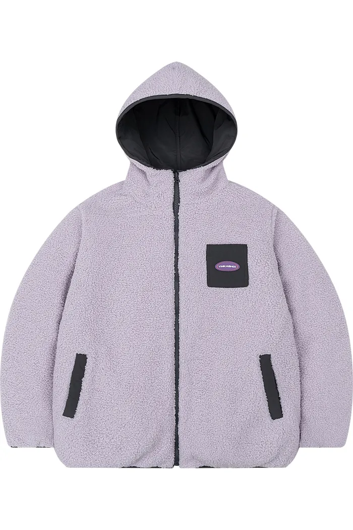 Куртка двухсторонняя YMKASHIX графитовый/пурпурный