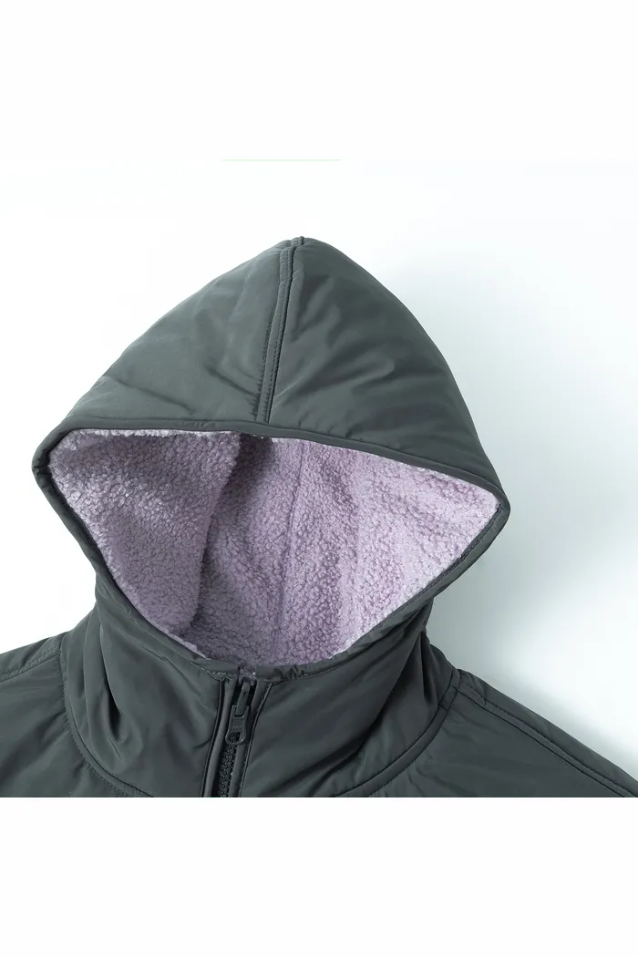 Куртка двухсторонняя YMKASHIX графитовый/пурпурный