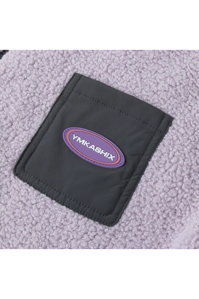 Куртка двухсторонняя YMKASHIX графитовый/пурпурный