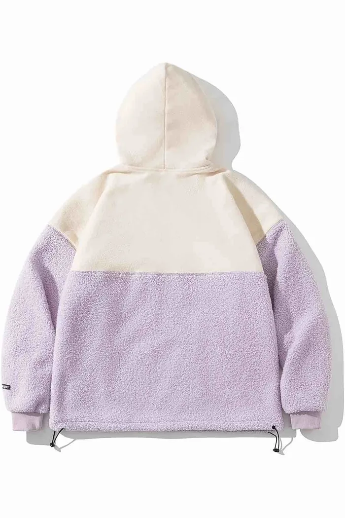 Худи YMKASHIX Little Lamb молочный сиреневый