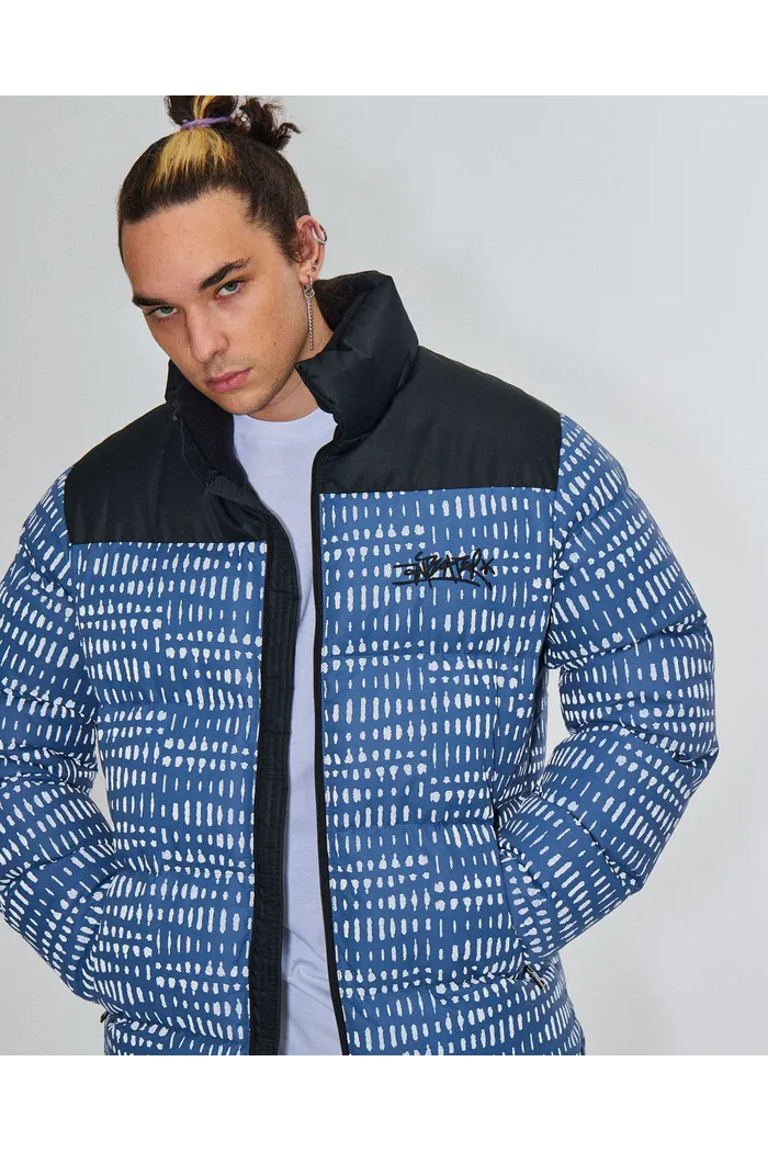 Куртка ANTEATER Downjacket Светоотражающая Print Blue