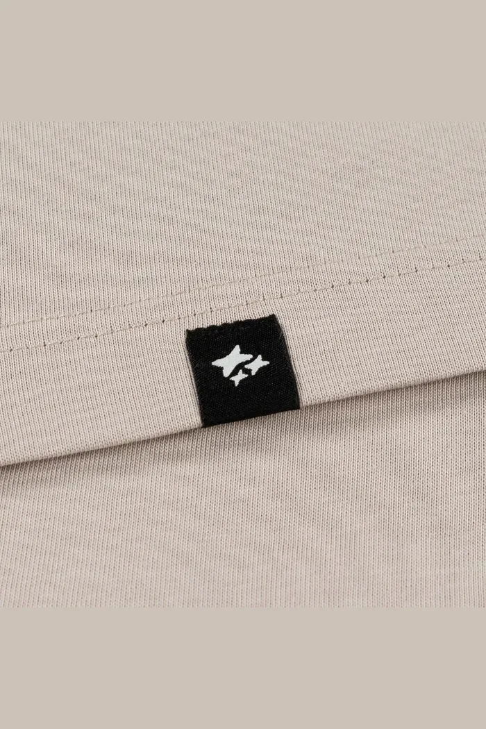 Футболка серая Haided "RACING RLXD HW TEE" grey.beige