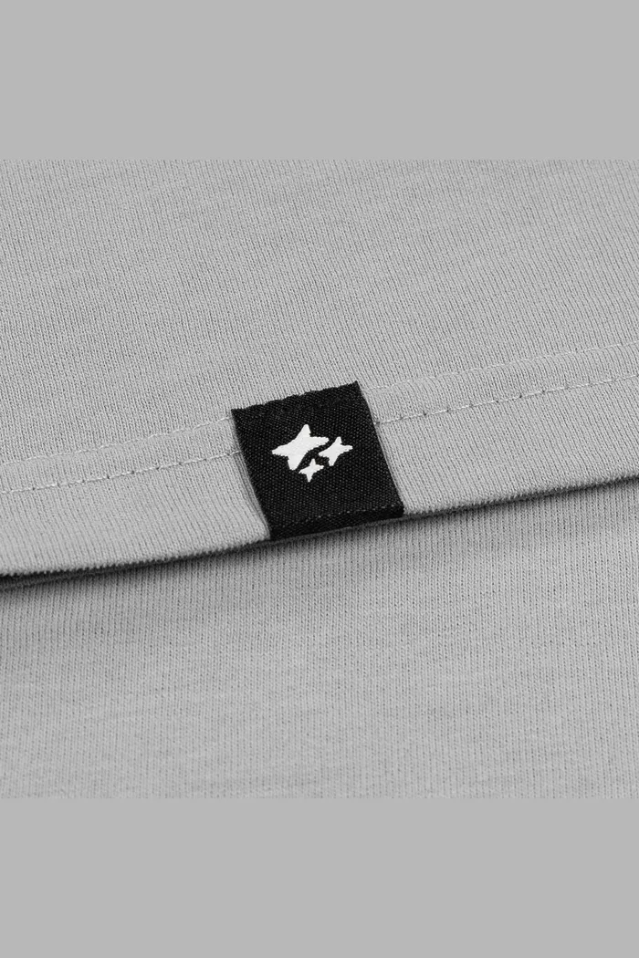 Футболка HAIDED "BRSHD RLXD TEE" серая