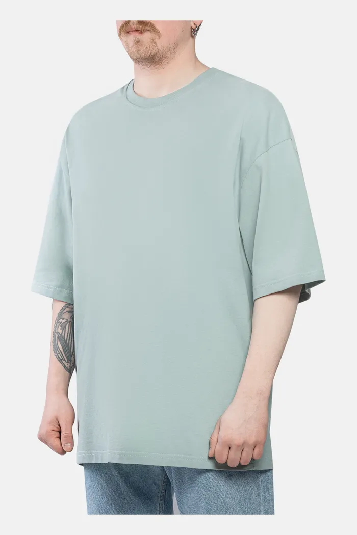 Футболка HAIDED "BRSHD RLXD TEE" ледянной туман