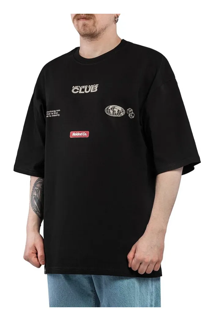 Футболка Haided "CLUB RLXD TEE" Black