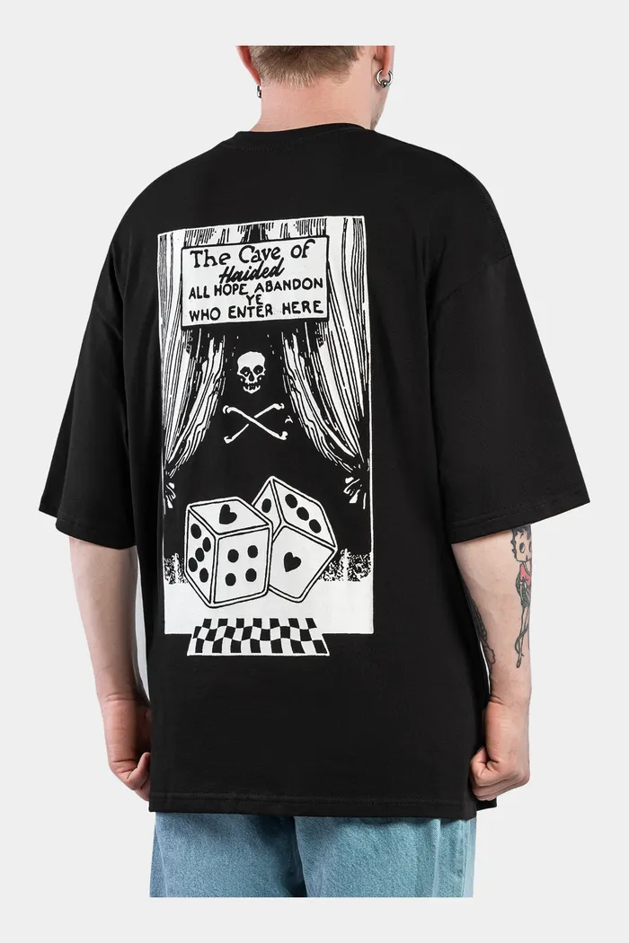 Футболка HAIDED "DICE RLXD TEE" черная