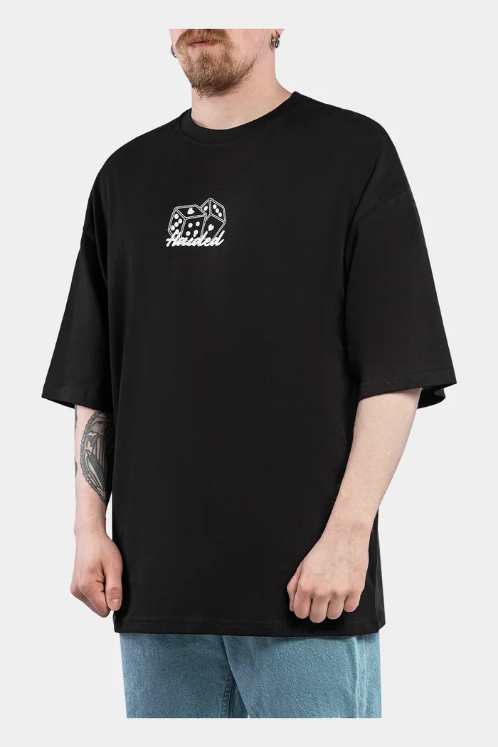 Футболка HAIDED "DICE RLXD TEE" черная